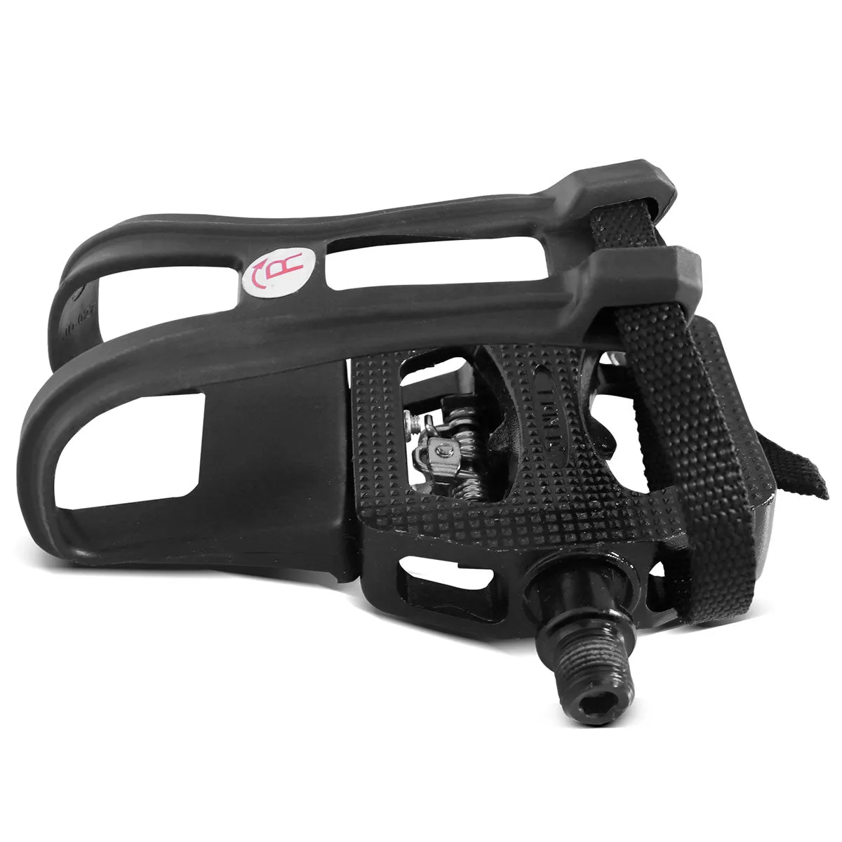 2-in-1 Toe Clips Cage & SPD Compatible Pedals