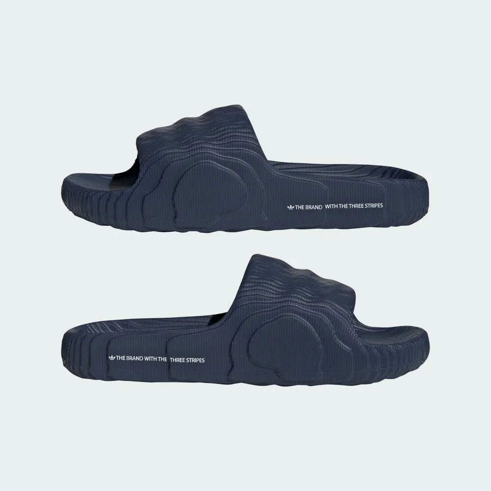 Adidas Men's Adilette 22 Slides - Blue / White