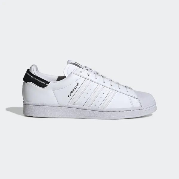 Adidas Men's Superstar Shoes - White / Black