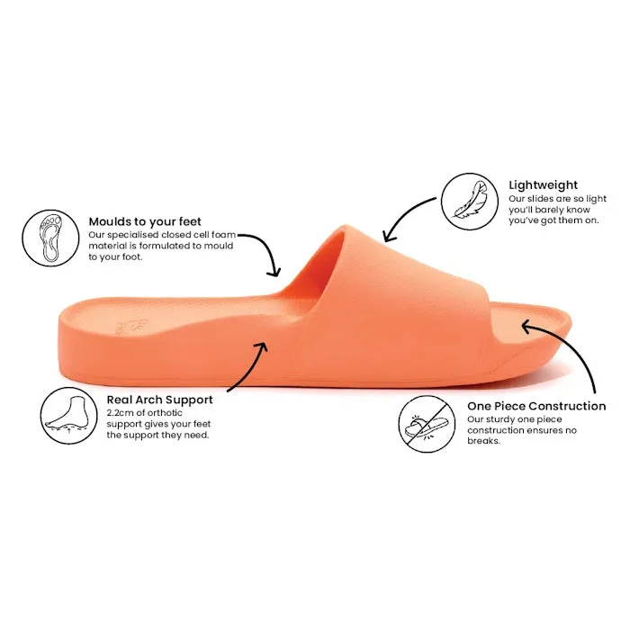 Archies Arch Support Slide Peach