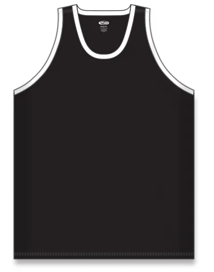 Athletic Knit (AK) B1325L-221 Ladies Black/White League Basketball Jersey