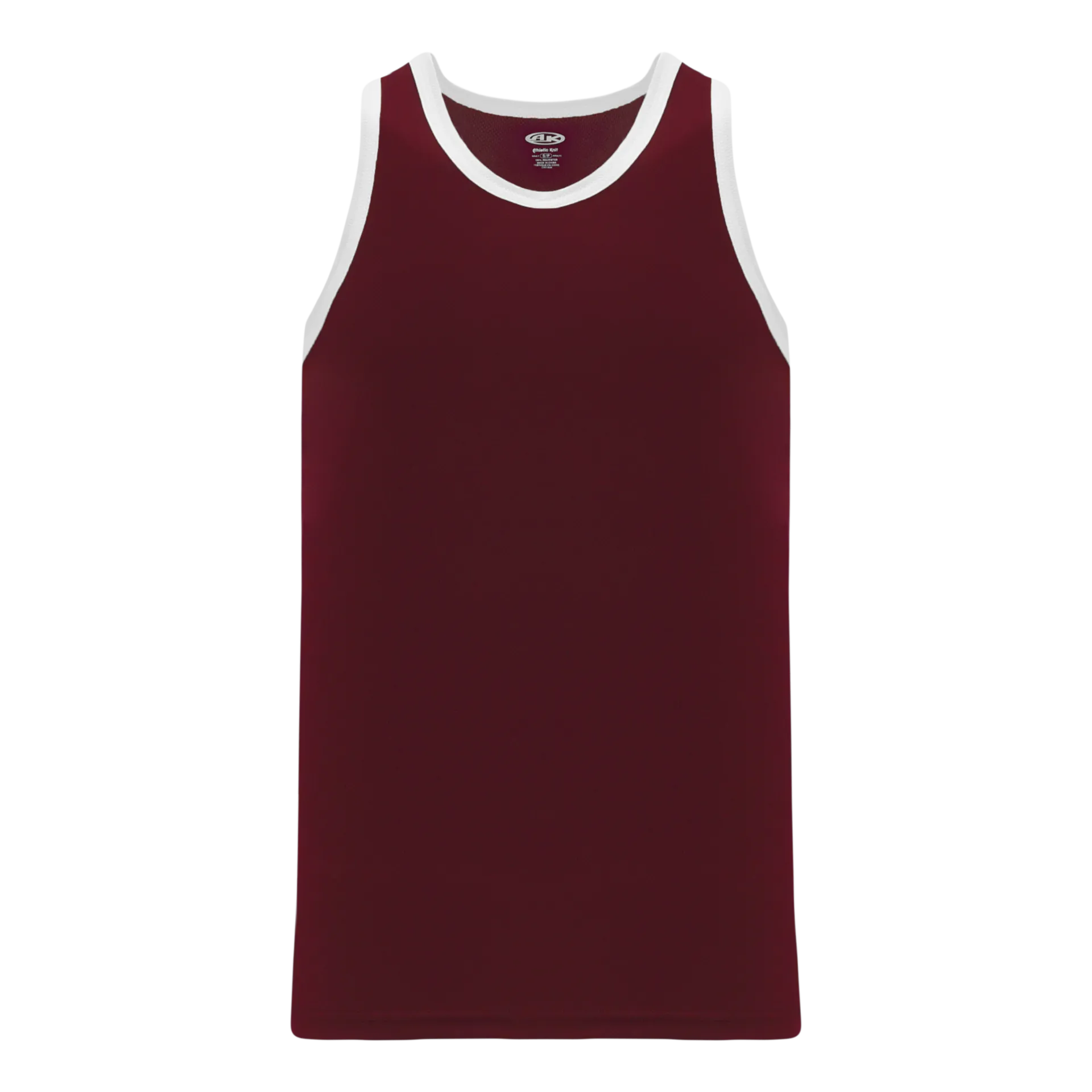 Athletic Knit (AK) B1325L-233 Ladies Maroon/White League Basketball Jersey