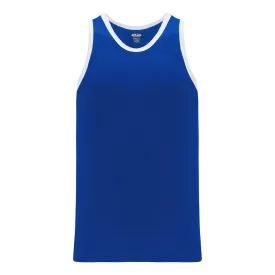 Athletic Knit (AK) B1325M-206 Mens Royal Blue/White League Basketball Jersey