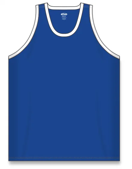 Athletic Knit (AK) B1325M-206 Mens Royal Blue/White League Basketball Jersey