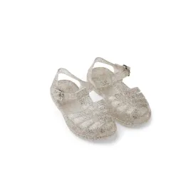 Bre Beach Sandals - Glitter multi silver