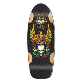 Bull Dog Designs Z-13 BLACK STAIN 33"x 11.875"x WB 18.5" Skateboard Deck