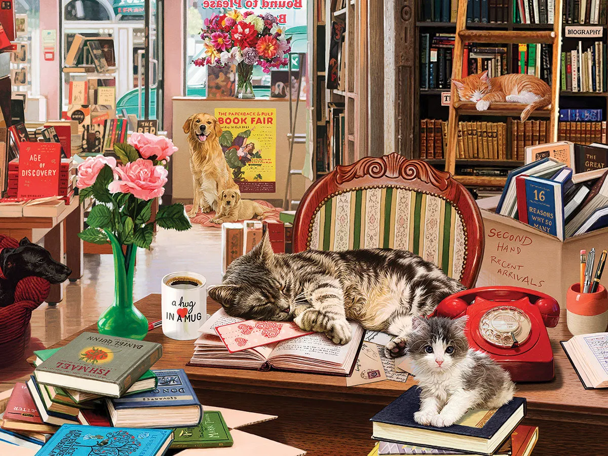 Cozy Bookshop (1797pz) - 500 Piece Jigsaw Puzzle