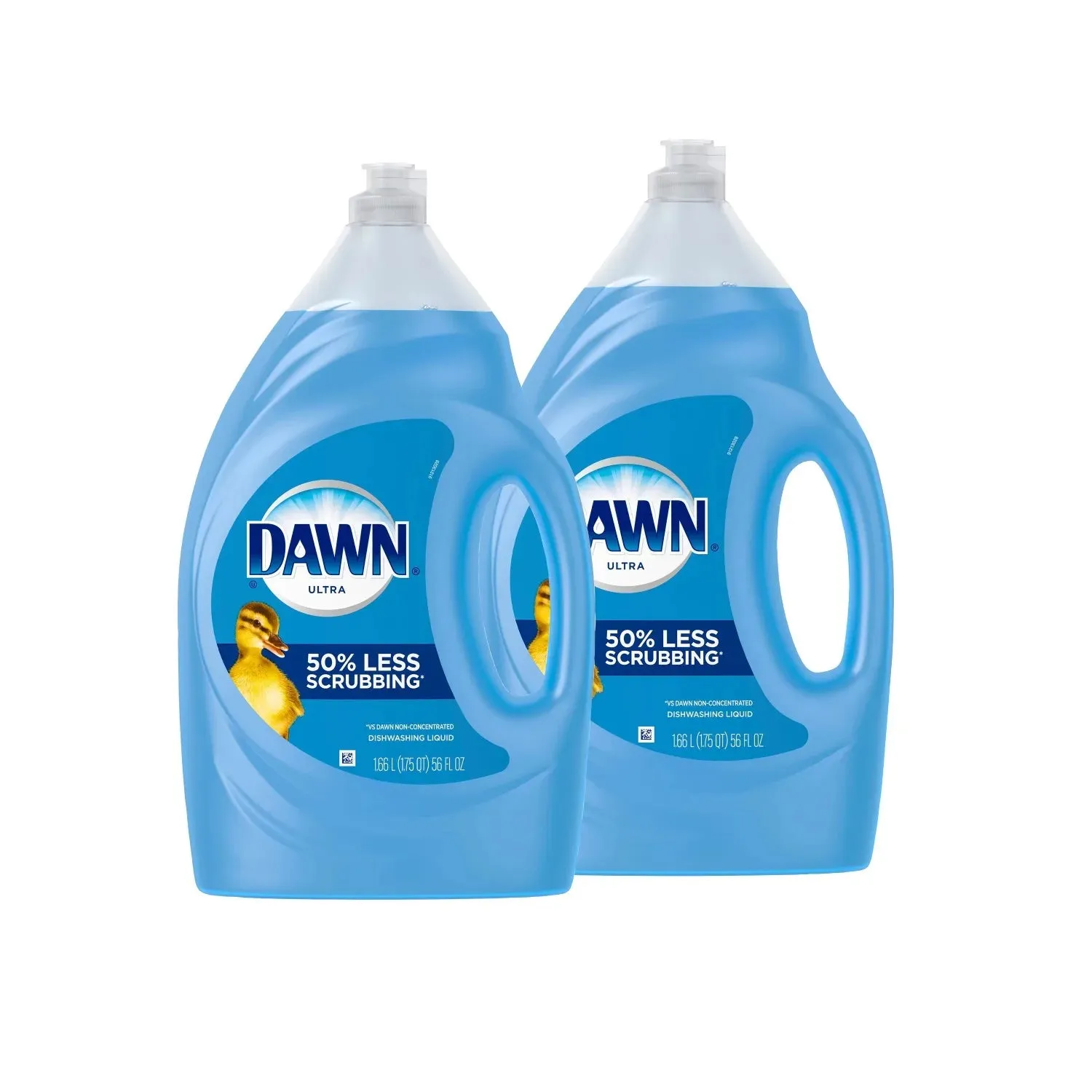 Dawn Ultra Dish Soap Dishwashing Liquid, Original Scent, 56 fl oz, Pack of 2