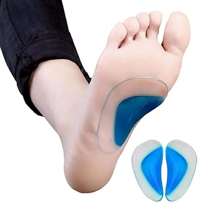 Dr. Foot Plantar Fasciitis Orthotic Insole Arch Support Silicone Insole Flat Foot Flatfoot Corrector Shoe Cushion Insert Gel orthopedic pad