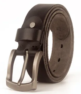 Dressy Matt Finish Casual Leather Belt