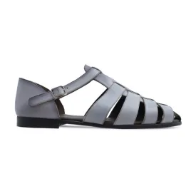 Ethereal - Men's Gray Calf Leather Sandal