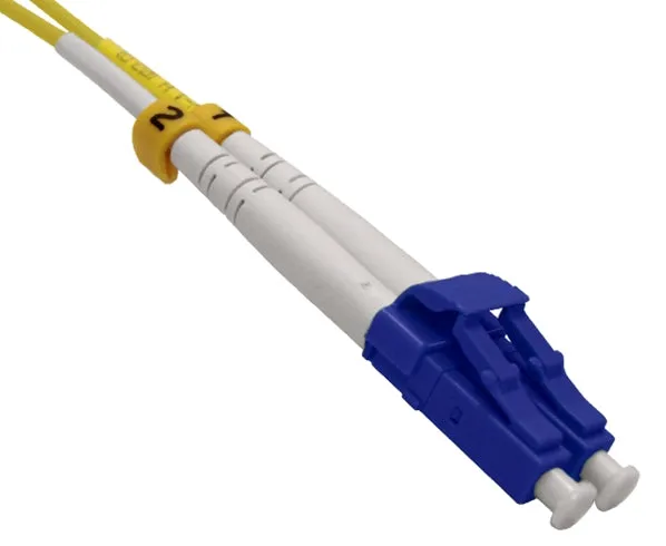 Fiber Optic Patch Cable, LC to LC, Single Mode 9/125, Duplex