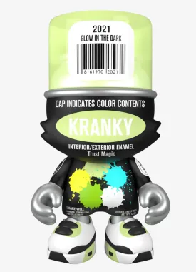 Glow in the Dark Green SuperKranky SuperPlastic Art Toy by Sket-One