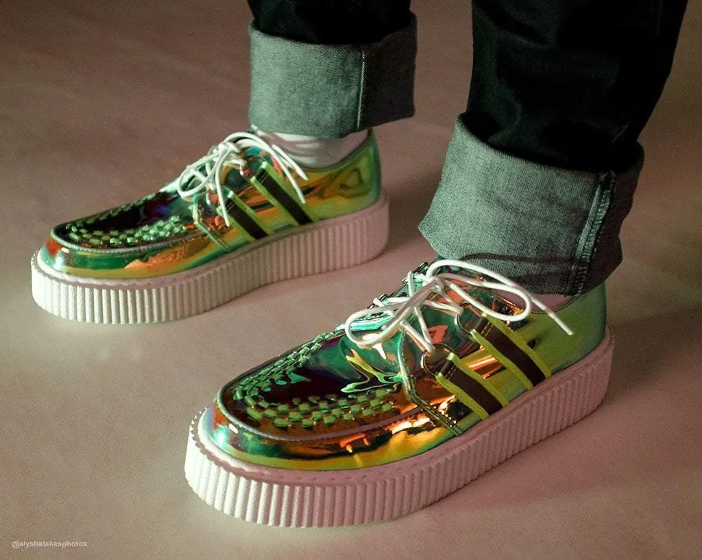 Green Hologram Reflective Stripe Casbah Creeper