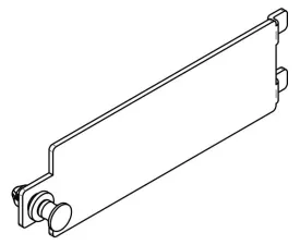 High Density Fiber Adapter Panel, Blank Filler