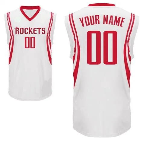 Houston Rockets Customizable Pro Style Basketball Jersey