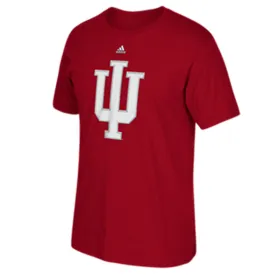 Indiana Hoosiers Adult Adidas Victory Red Stitched Go-To Shirt