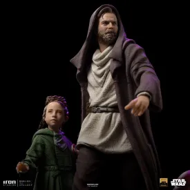 Iron Studios Star Wars: Obi-Wan and Young Leia Deluxe Art Scale 1/10 Statue