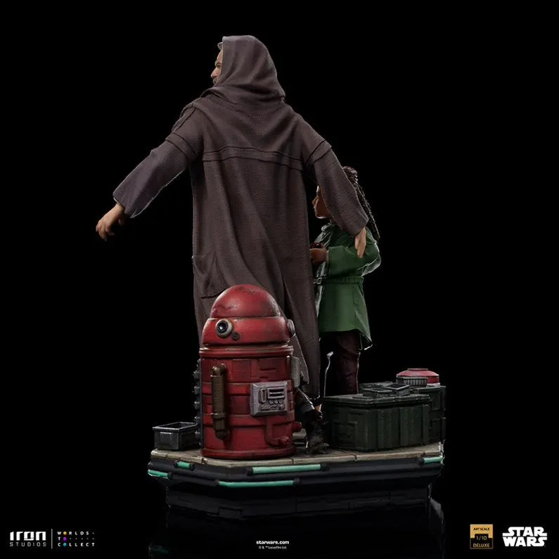 Iron Studios Star Wars: Obi-Wan and Young Leia Deluxe Art Scale 1/10 Statue