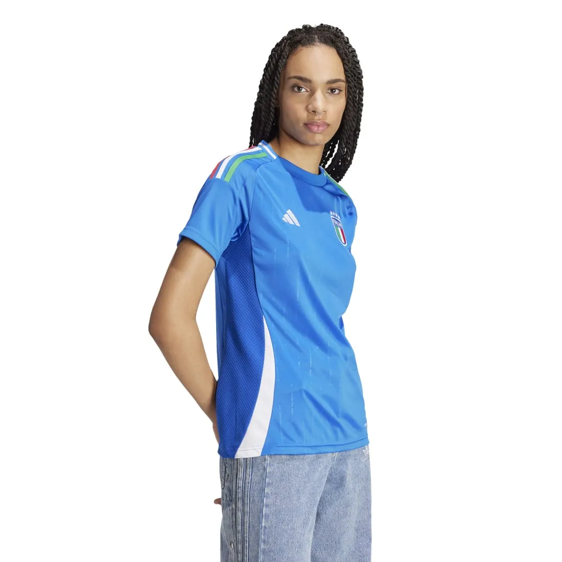 Italy 2024 Adidas Home Women's Jersey Blue