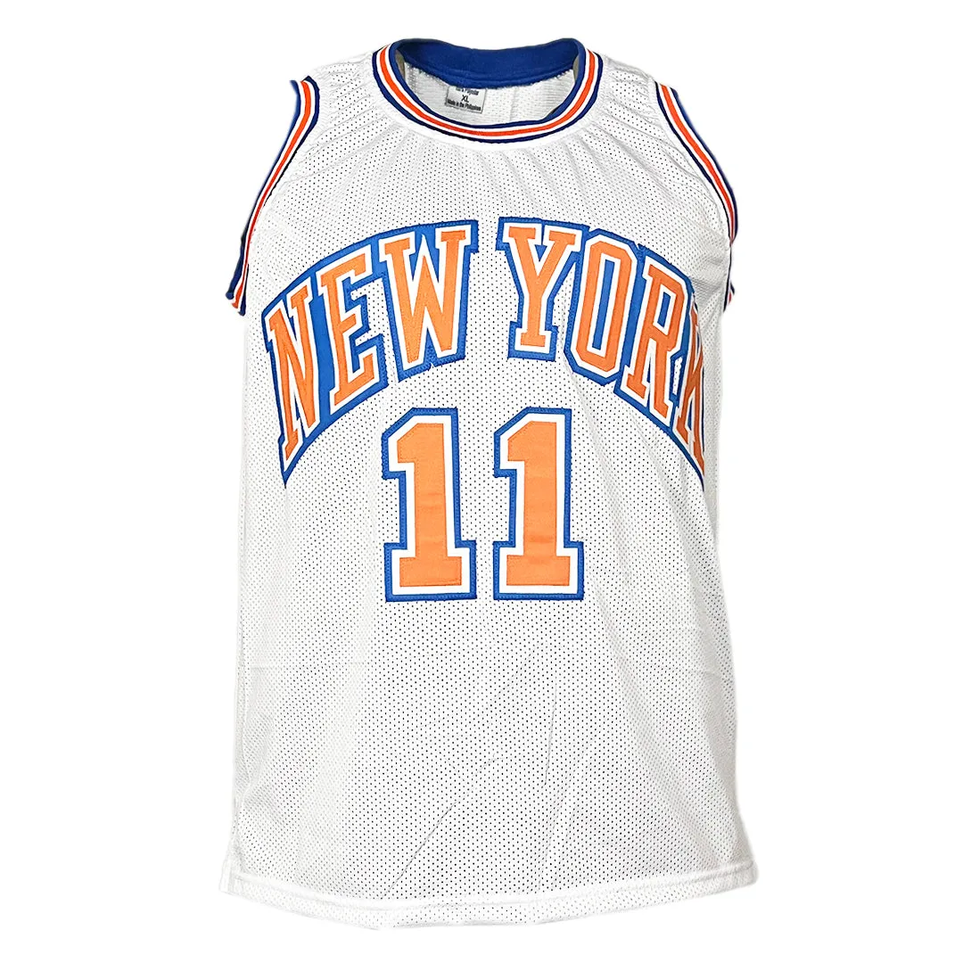 Jalen Brunson Signed New York White Basketball Jersey (JSA)