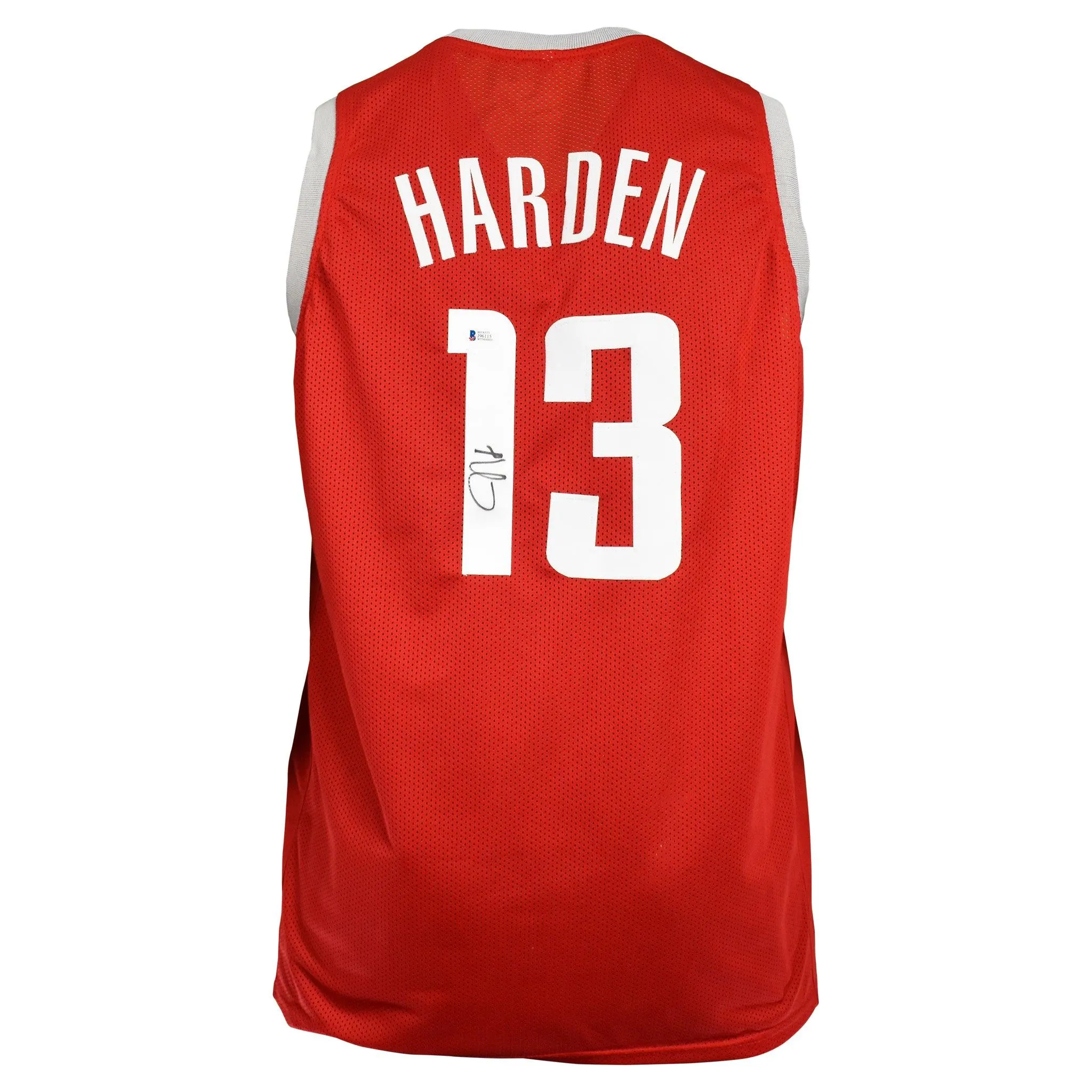 James Harden Signed Houston Rockets Jersey Red (Beckett)