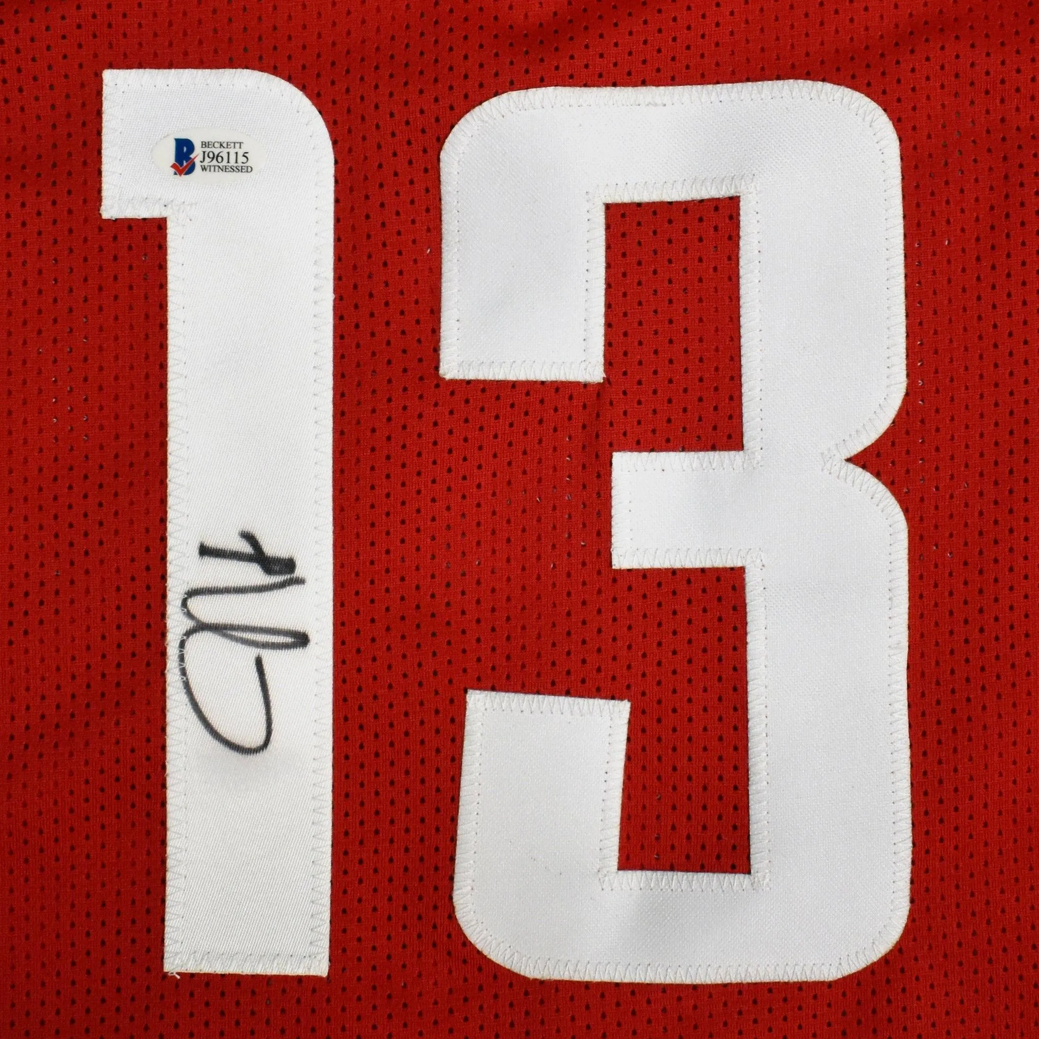 James Harden Signed Houston Rockets Jersey Red (Beckett)