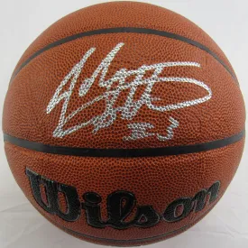 John Starks Signed Wilson NBA Basketball JSA Witness COA