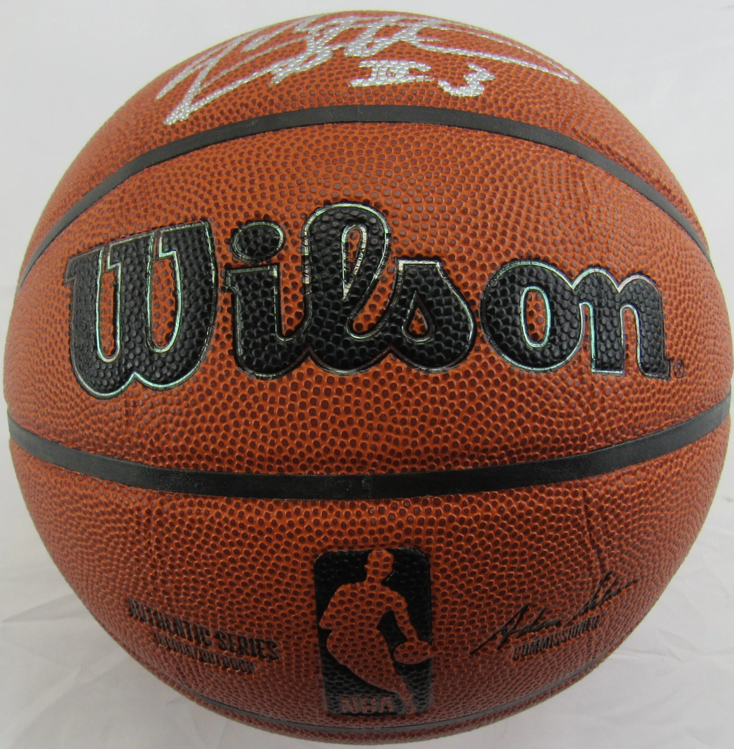 John Starks Signed Wilson NBA Basketball JSA Witness COA