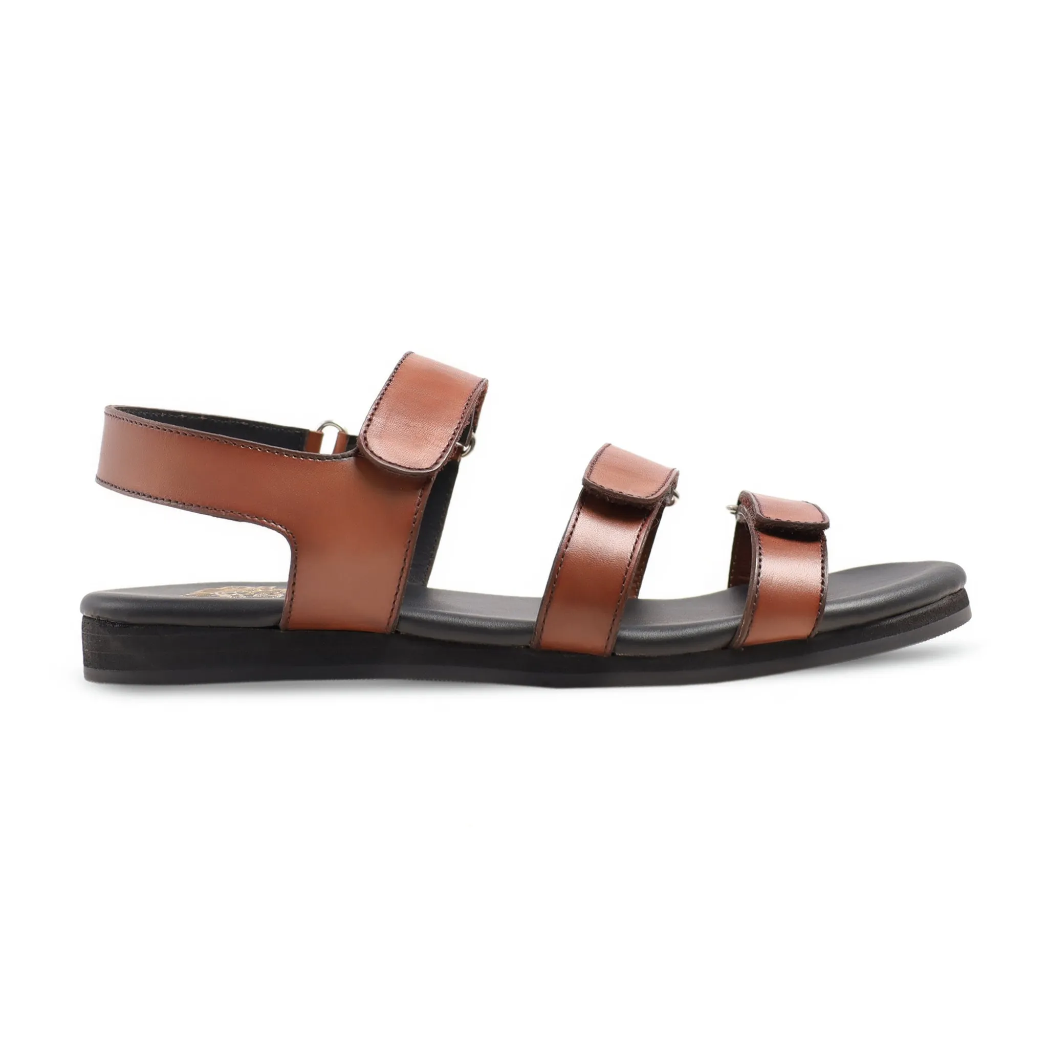 Kailan - Men's Tan Calf Leather Sandal