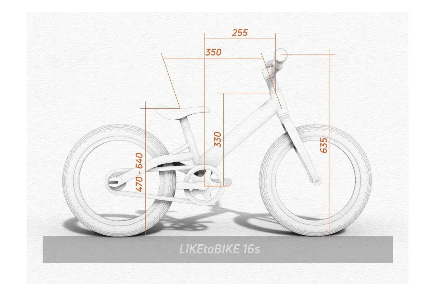 KOKUA BIKES USA Like to Bike 16s Tretfahrrad für Kinder