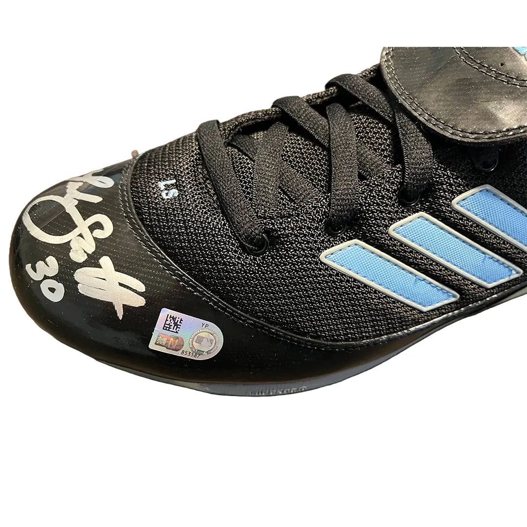 Luke Scott Autographed Adidas Cleats - Player's Closet Project