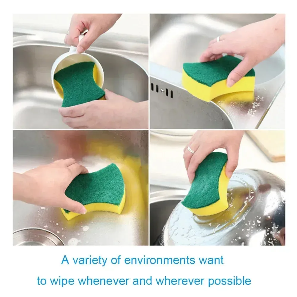 Magic Sponges Cleaning Dish Washing Highly Absorbent Pot Rust Stain Sponge Brush Kitchen Grease Cleaner Rag Household Tools