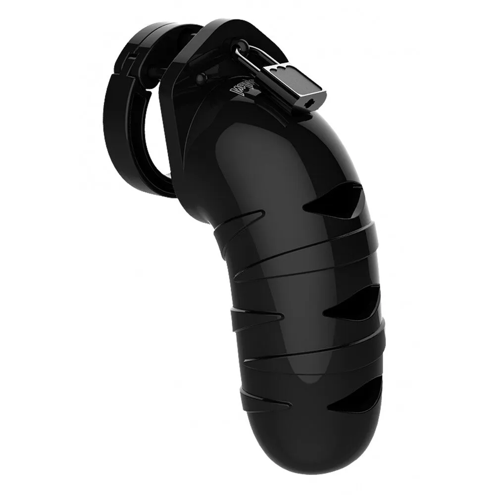 Man Cage 05 Male 5.5 Inch Black Chastity Cage