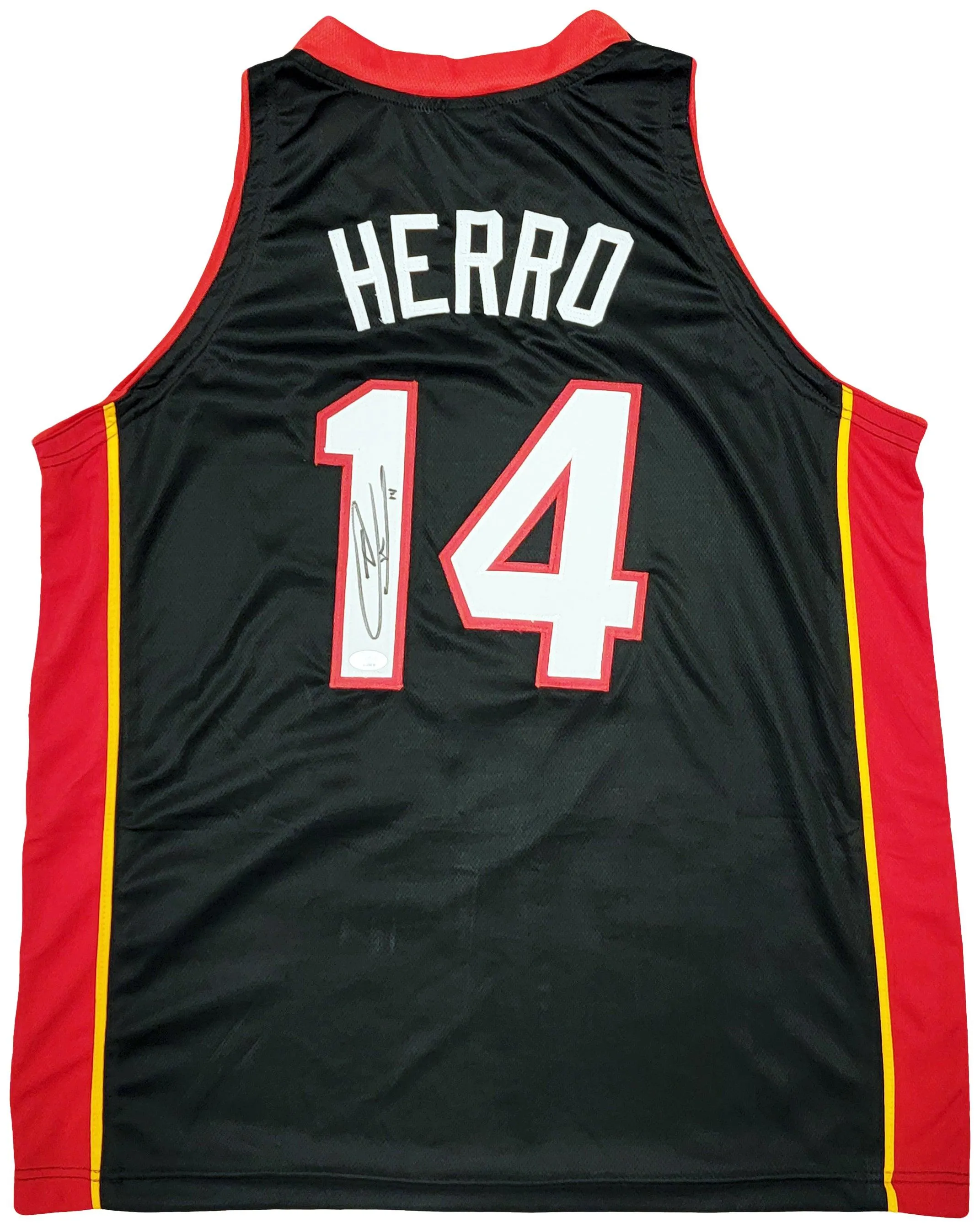 Miami Heat Tyler Herro Autographed Black Jersey JSA Stock #207951