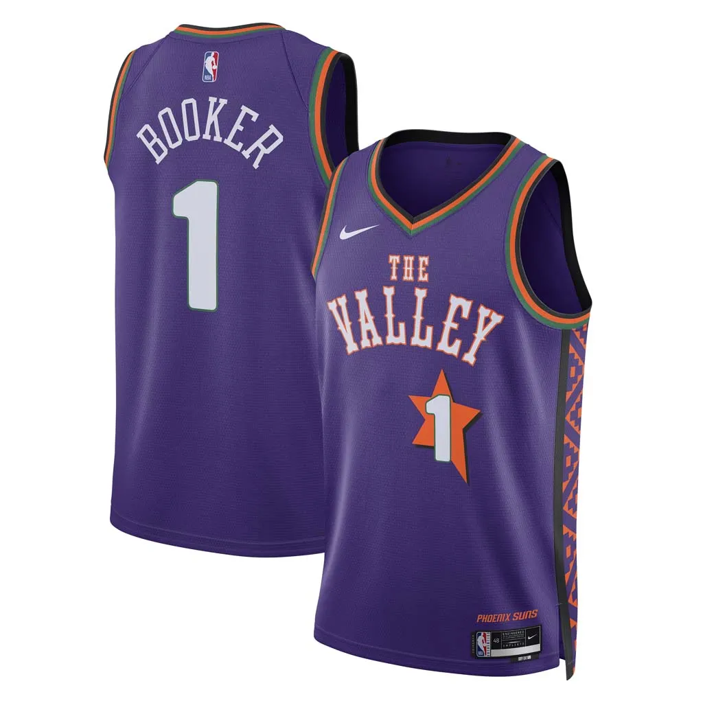 NBA Phoenix Suns Devin Booker Nike 2024/25 City Edition Swingman Jersey