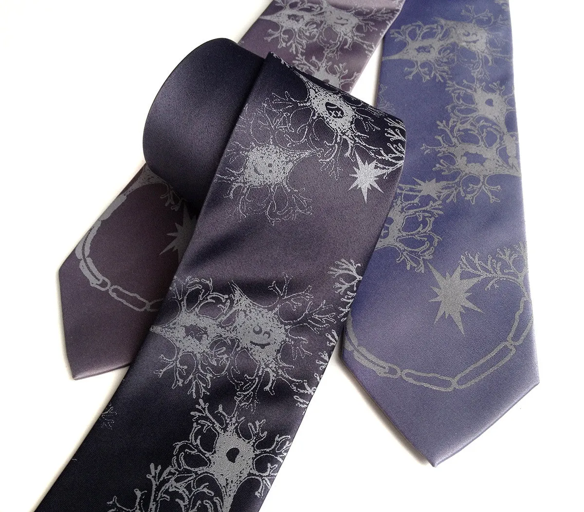 Neuron Necktie. Axon & Dendrite Tie