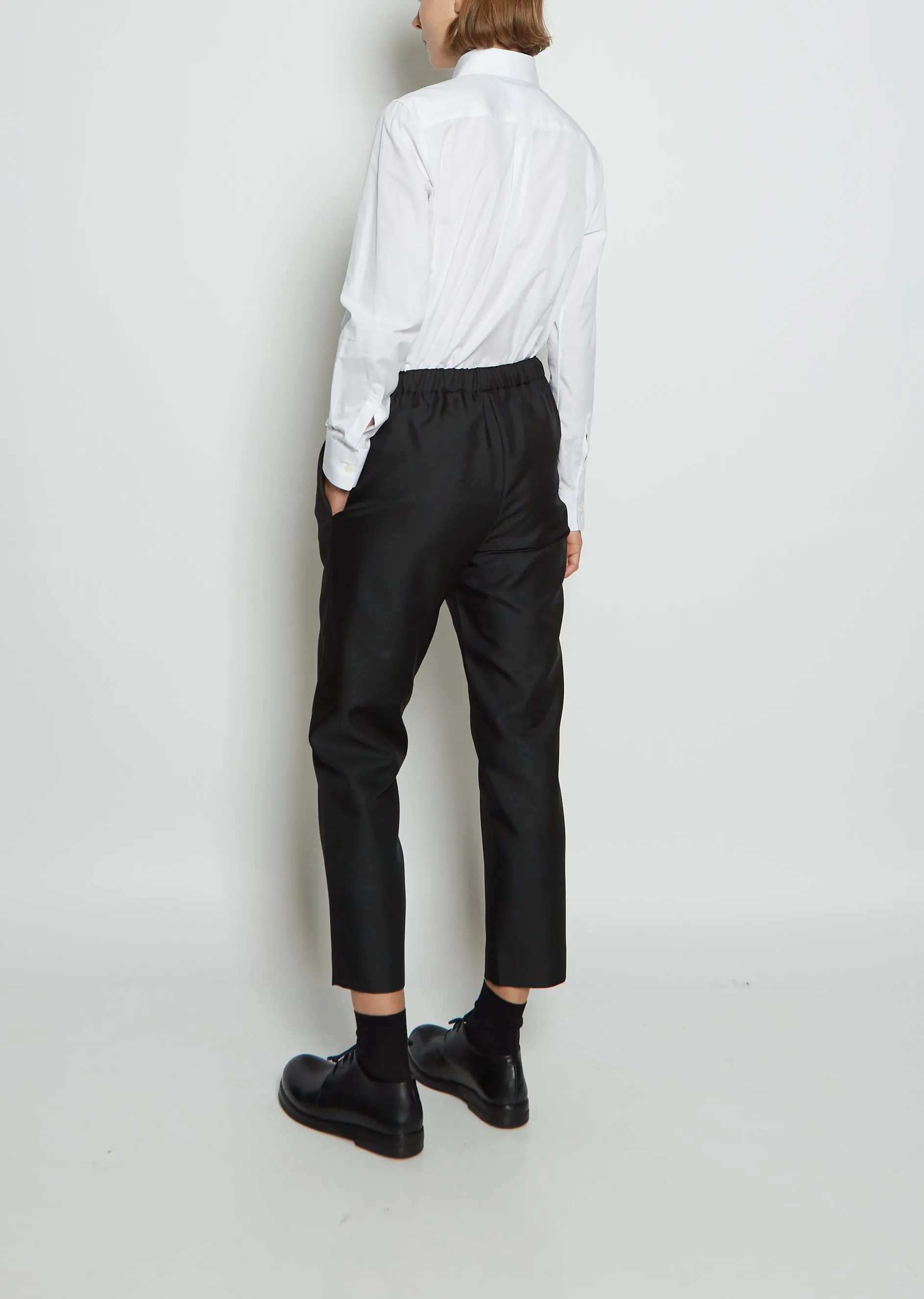 Polyester Twill Straight Leg Pant