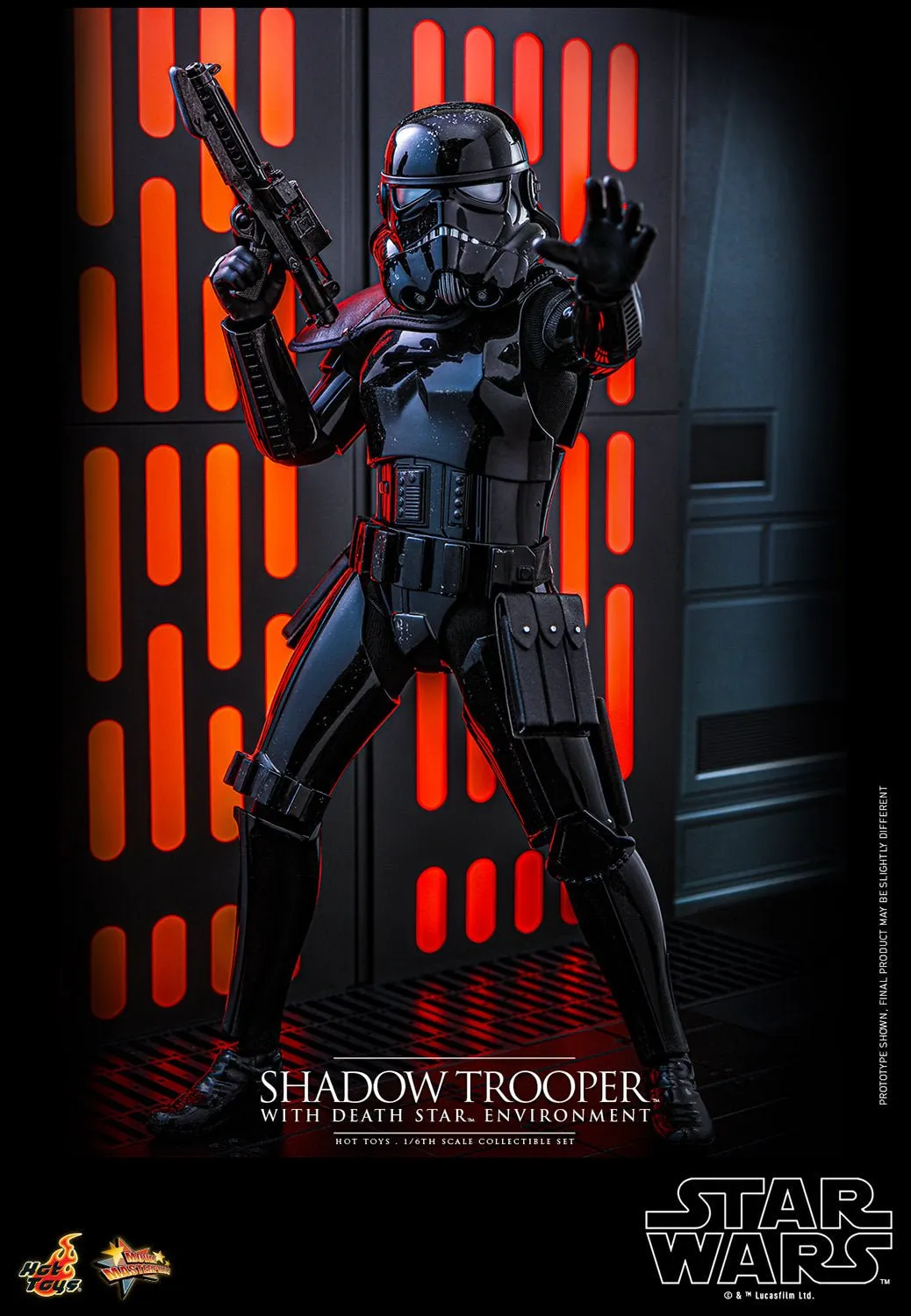 PRE-ORDER: Hot Toys Star Wars Shadow Trooper with Death Star Environment Sixth Scale Figure