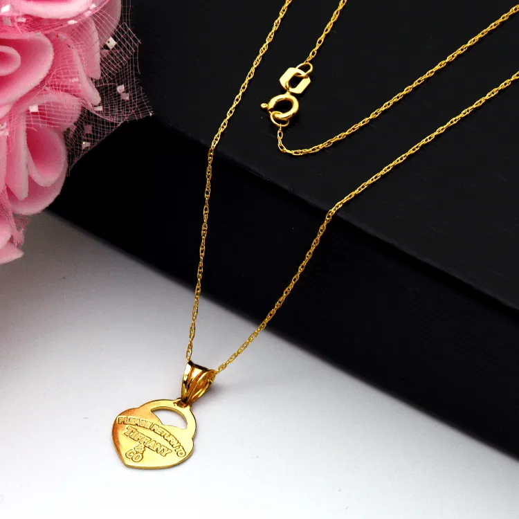 Real Gold TF Small Necklace CWP 1746