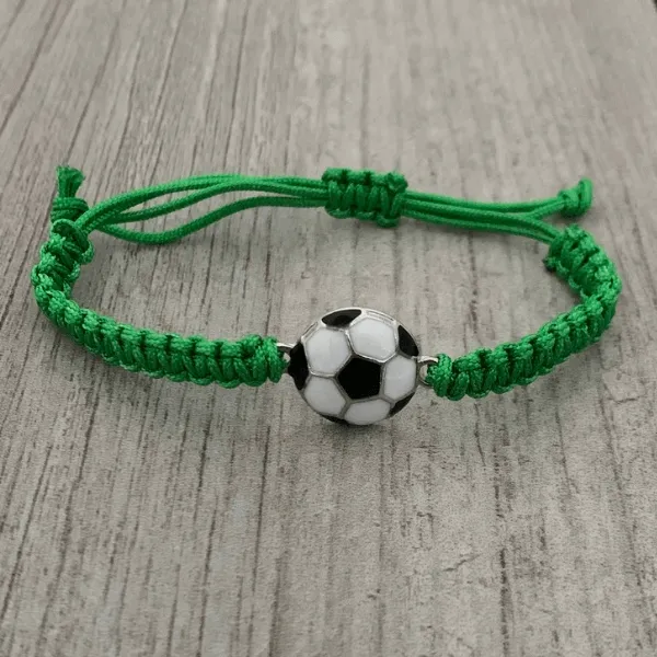 Soccer Rope Bracelet - Pick Color