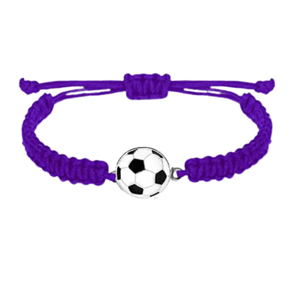 Soccer Rope Bracelet - Pick Color