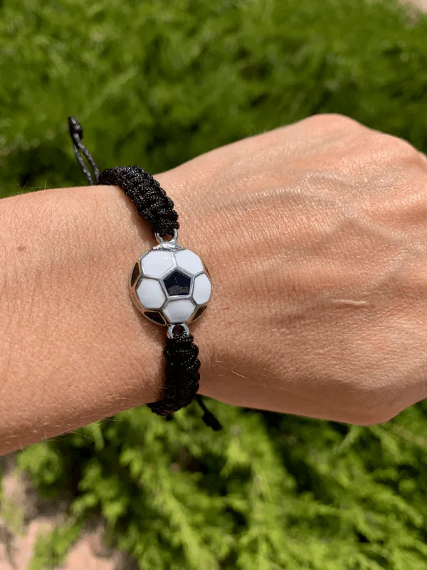 Soccer Rope Bracelet - Pick Color