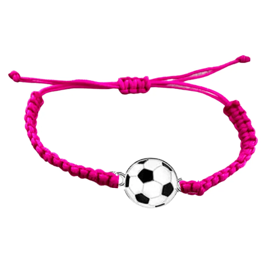 Soccer Rope Bracelet - Pick Color