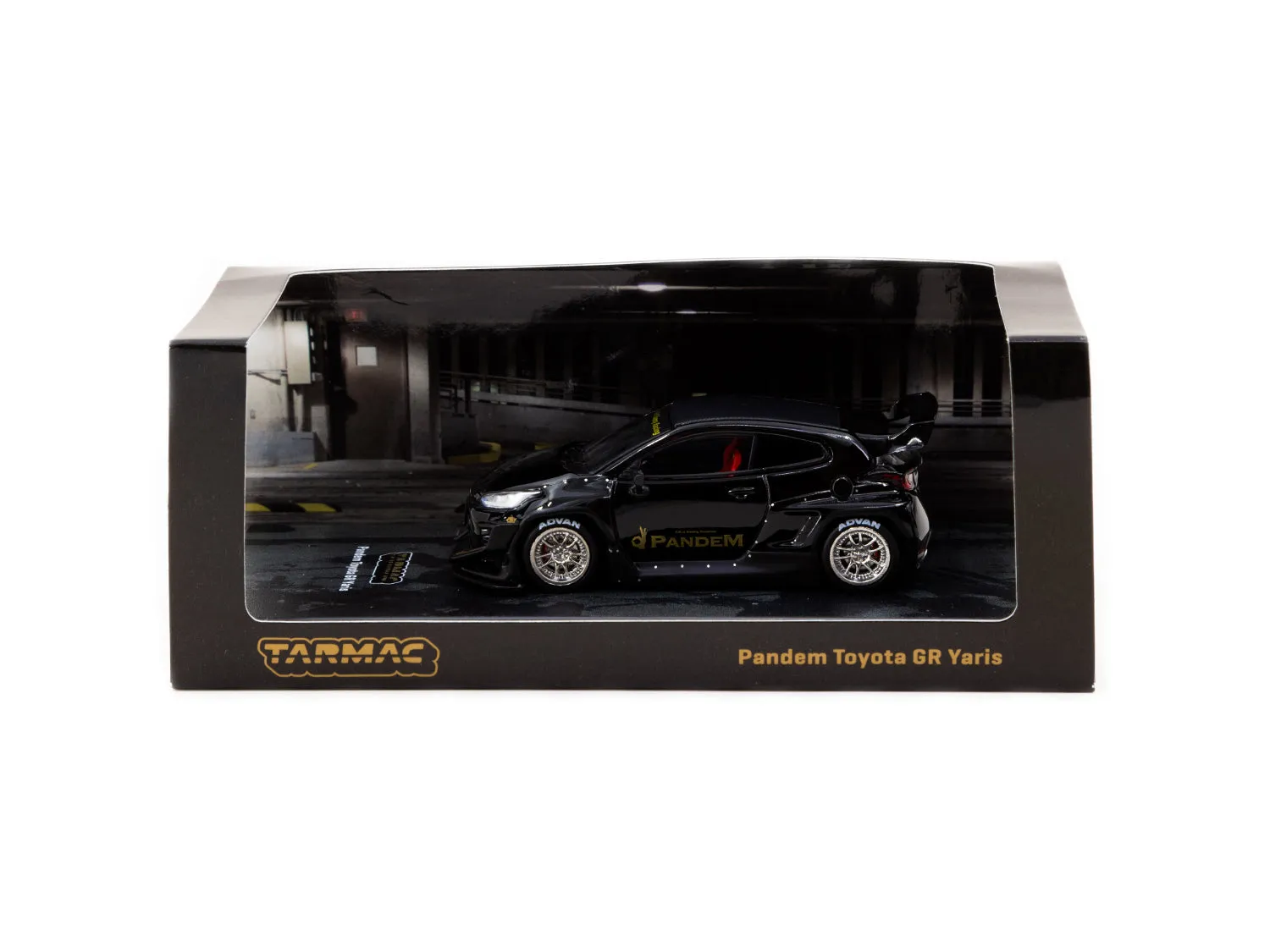 Tarmac Works 1/64 Pandem Toyota GR Yaris Black - ROAD64