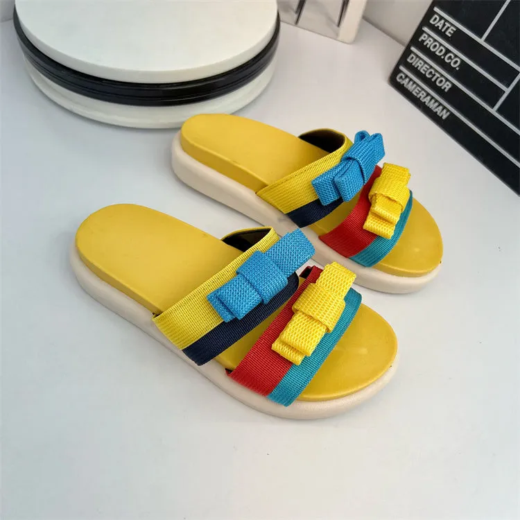 TEEK - Bow Strip Thick  Sandals