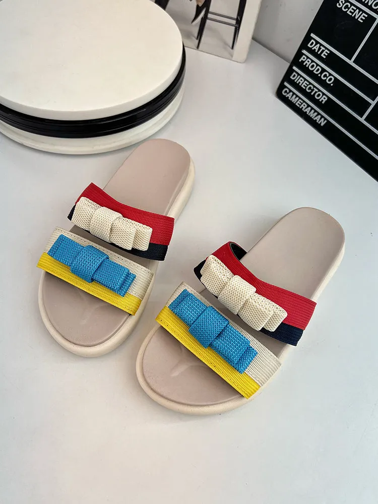 TEEK - Bow Strip Thick  Sandals