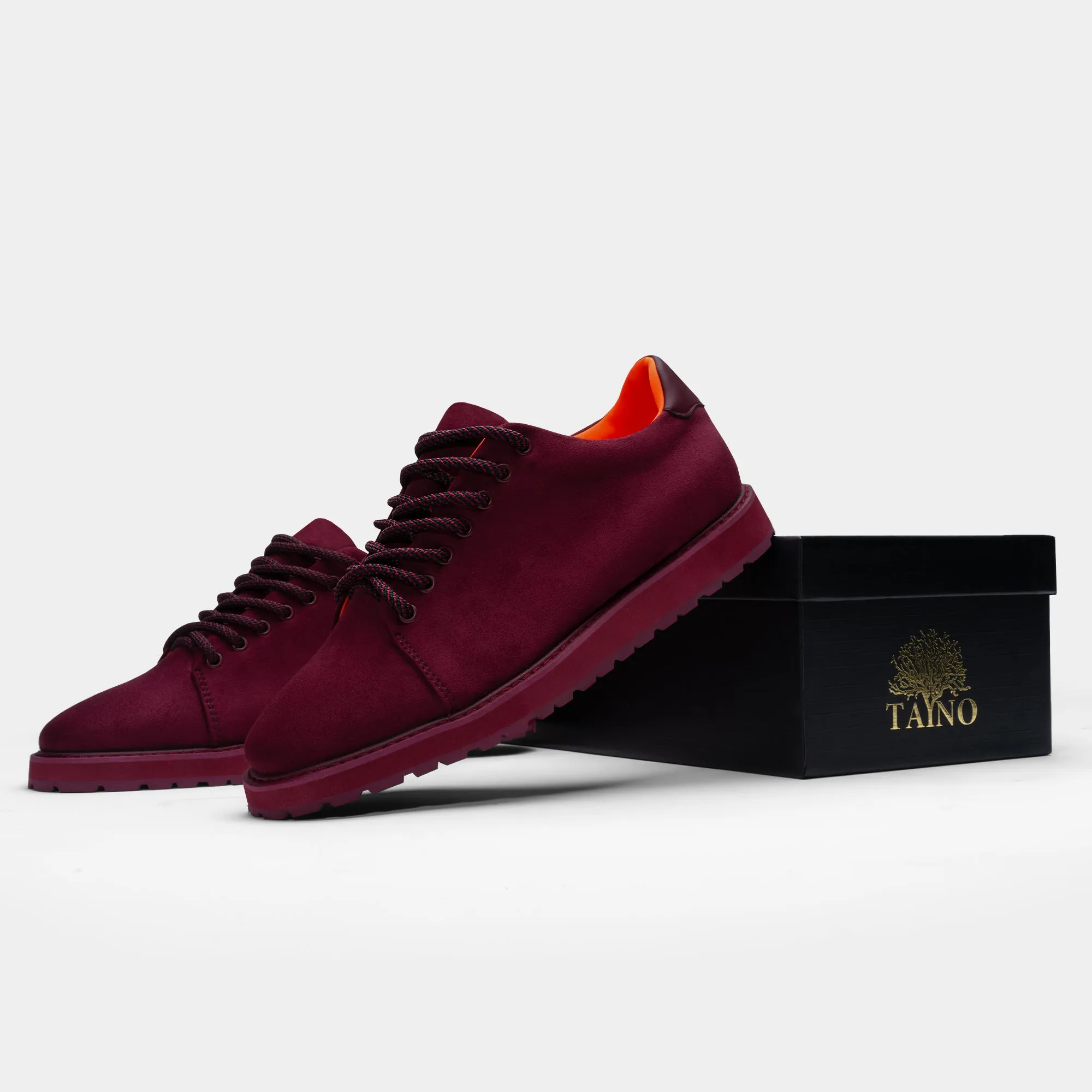 The Muscoby S TAYNO Suede Low Lace Up Sneaker