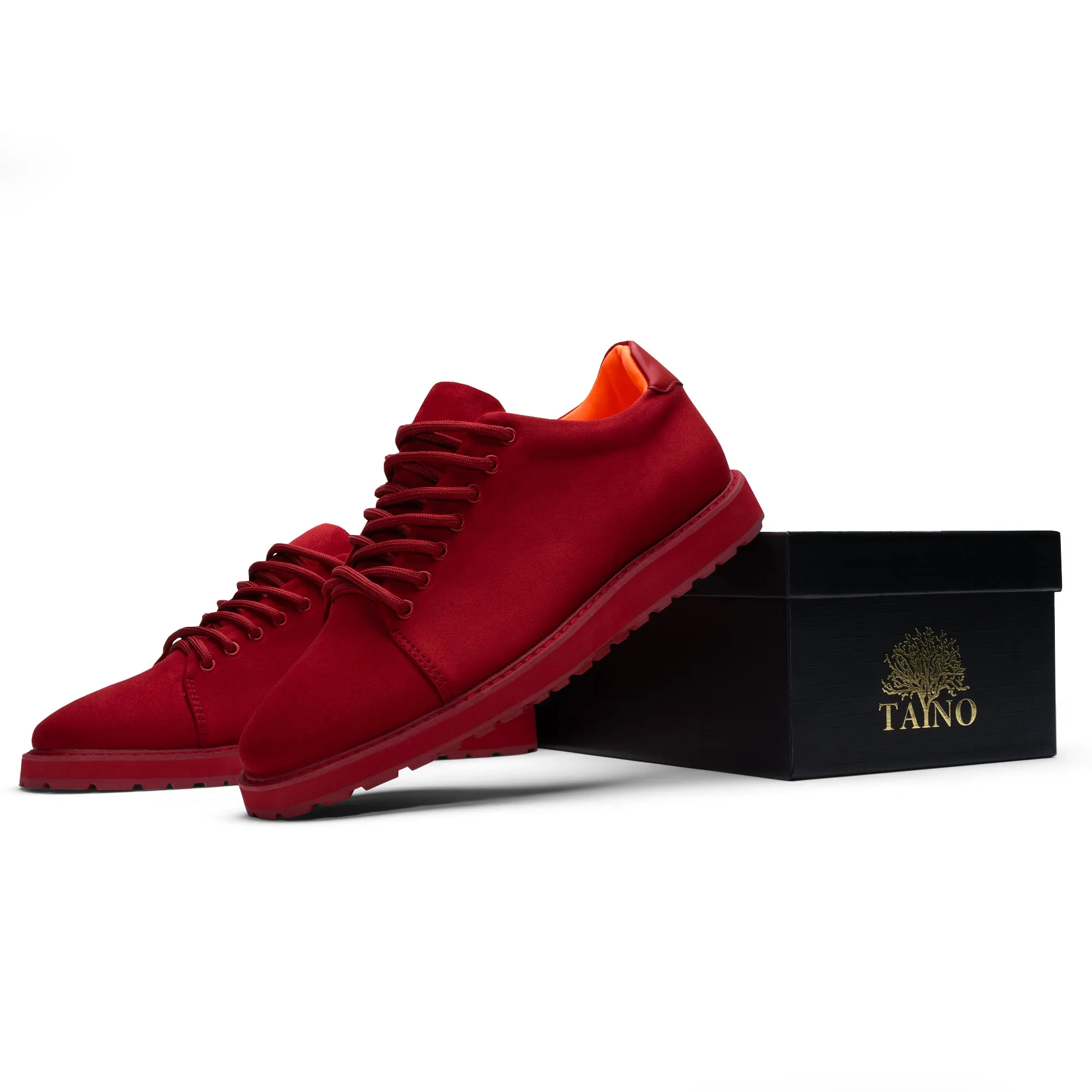 The Muscoby S TAYNO Suede Low Lace Up Sneaker