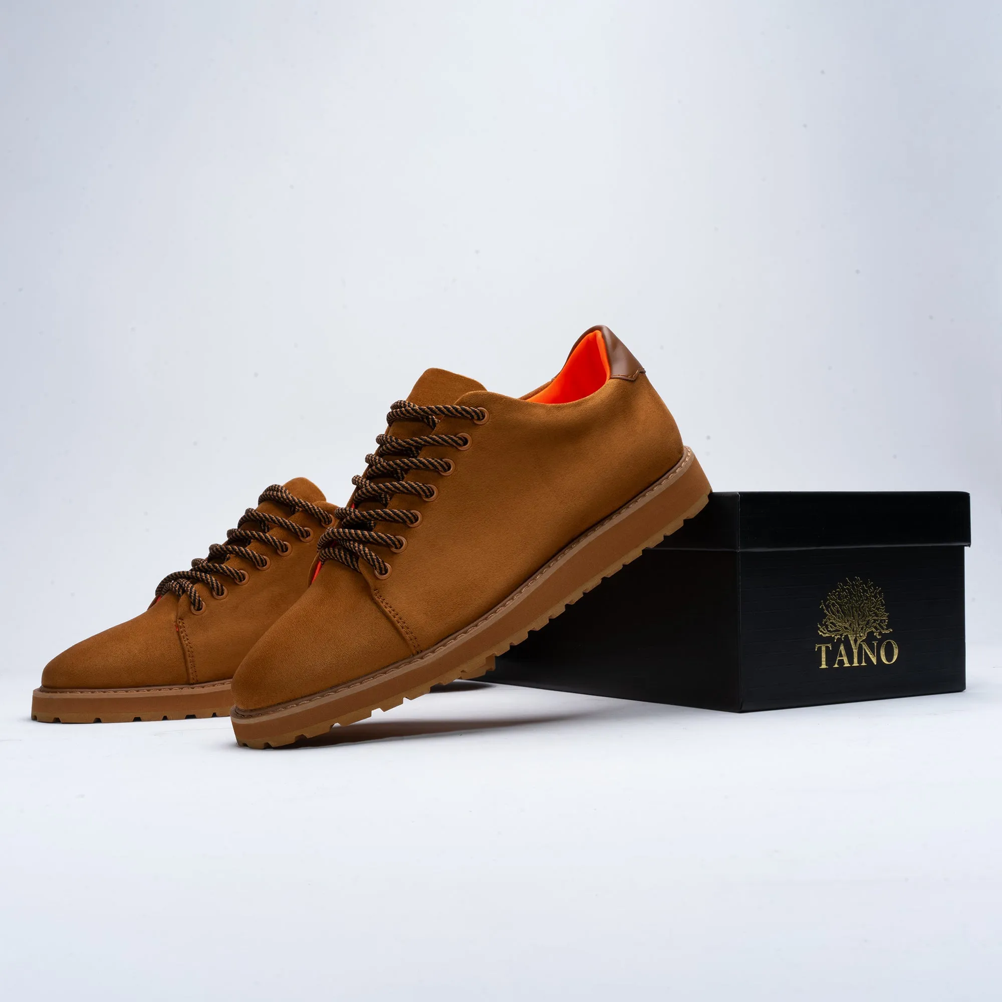 The Muscoby S TAYNO Suede Low Lace Up Sneaker